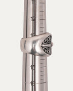 Oval Cross Ring