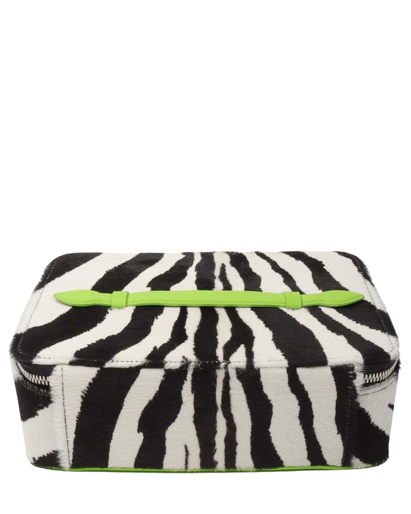 Leather & Pony Hair Jewelry Case