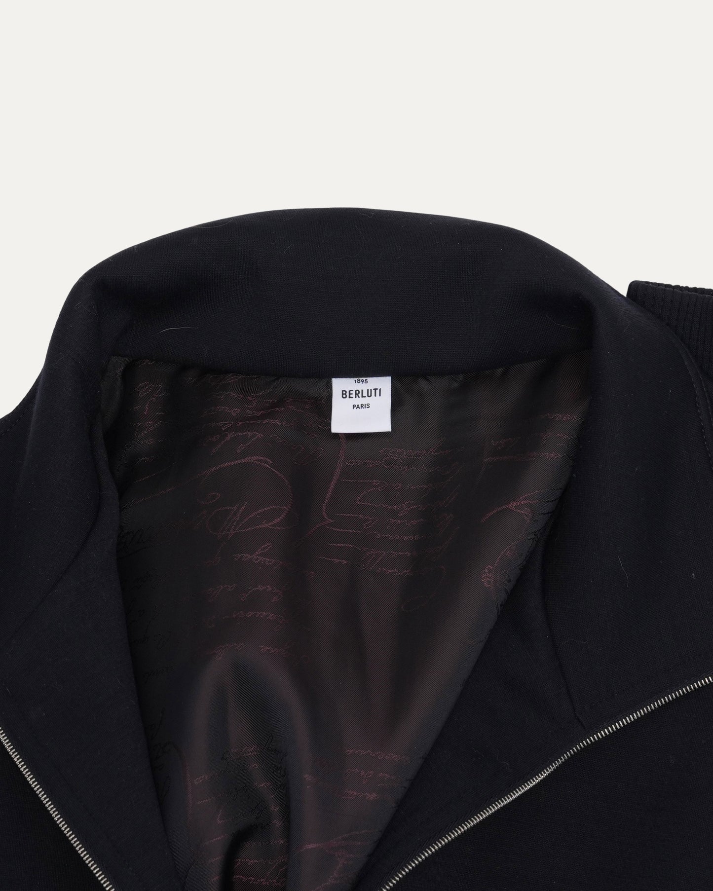 Wool Blend Applique Track Jacket