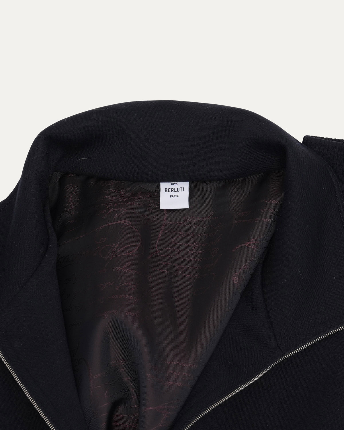 Wool Blend Applique Track Jacket