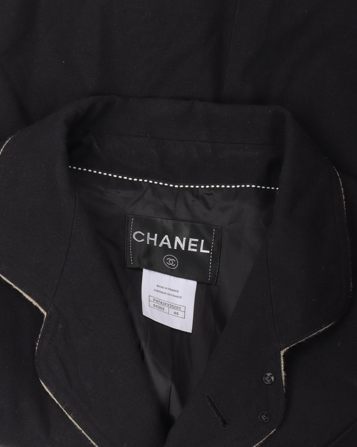 Contrast Stitch Blazer Jacket