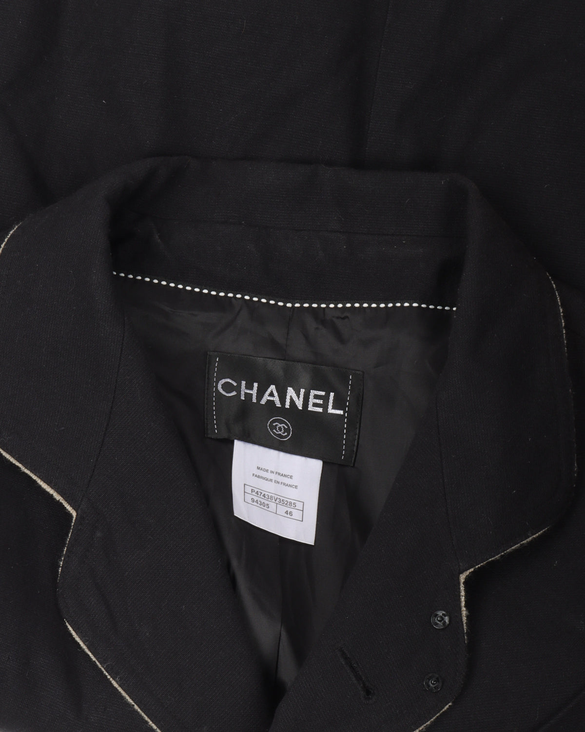 Contrast Stitch Blazer Jacket