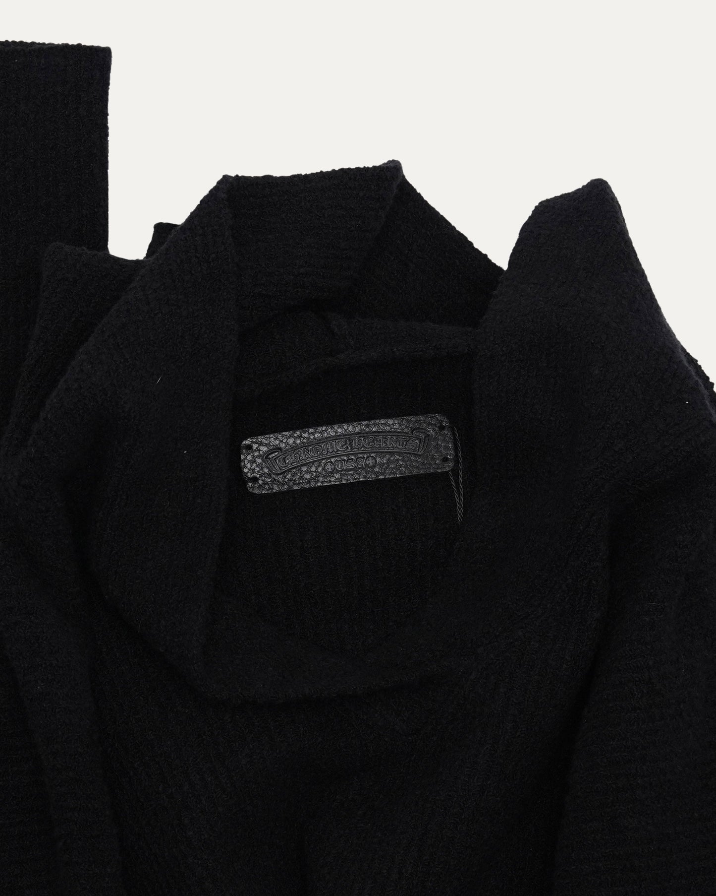 Cross Patch Hooded Sweater