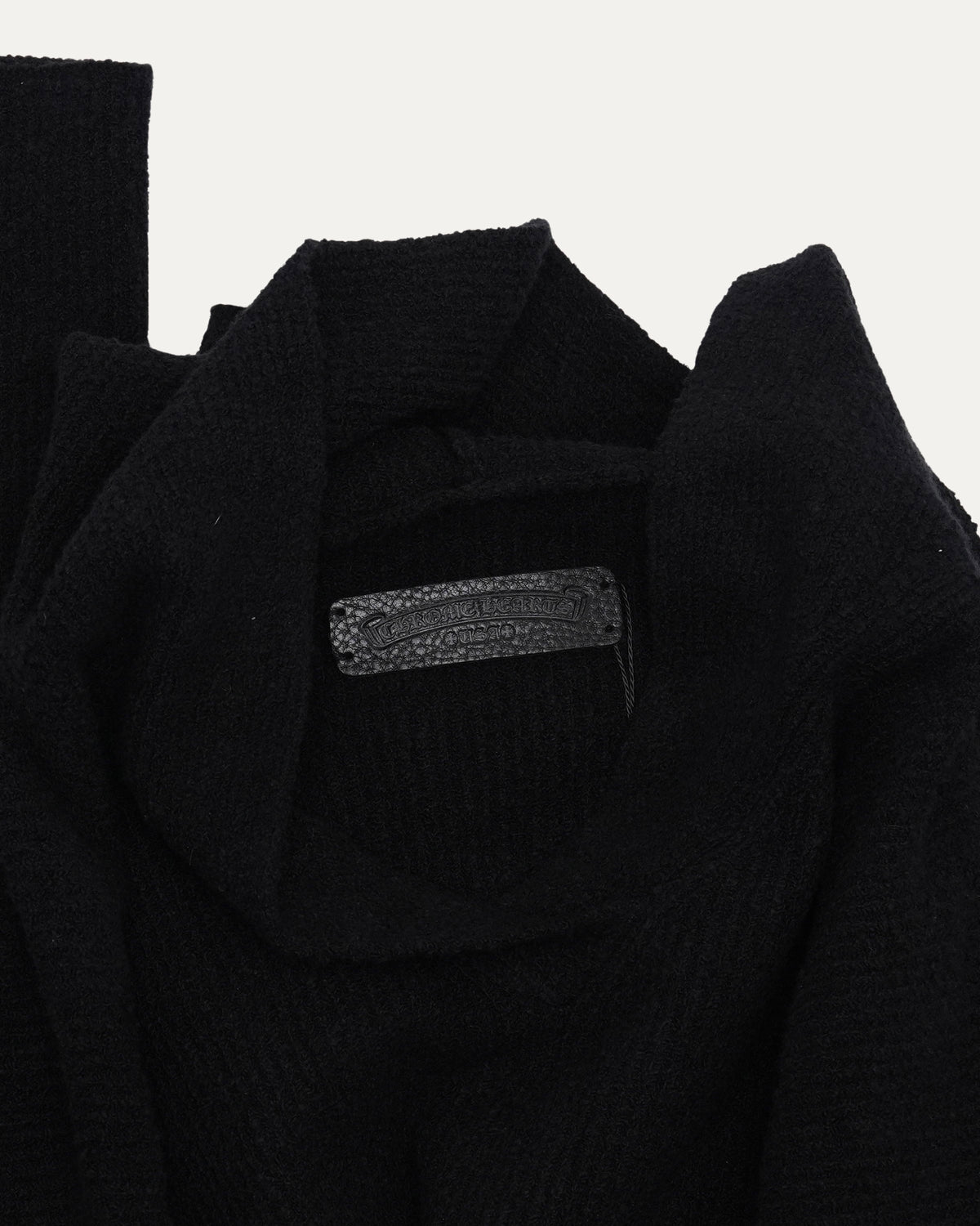 Cross Patch Hooded Sweater