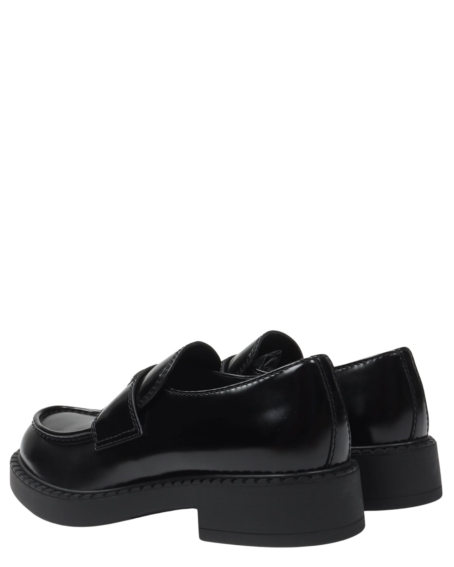 Brushed Leather Loafers