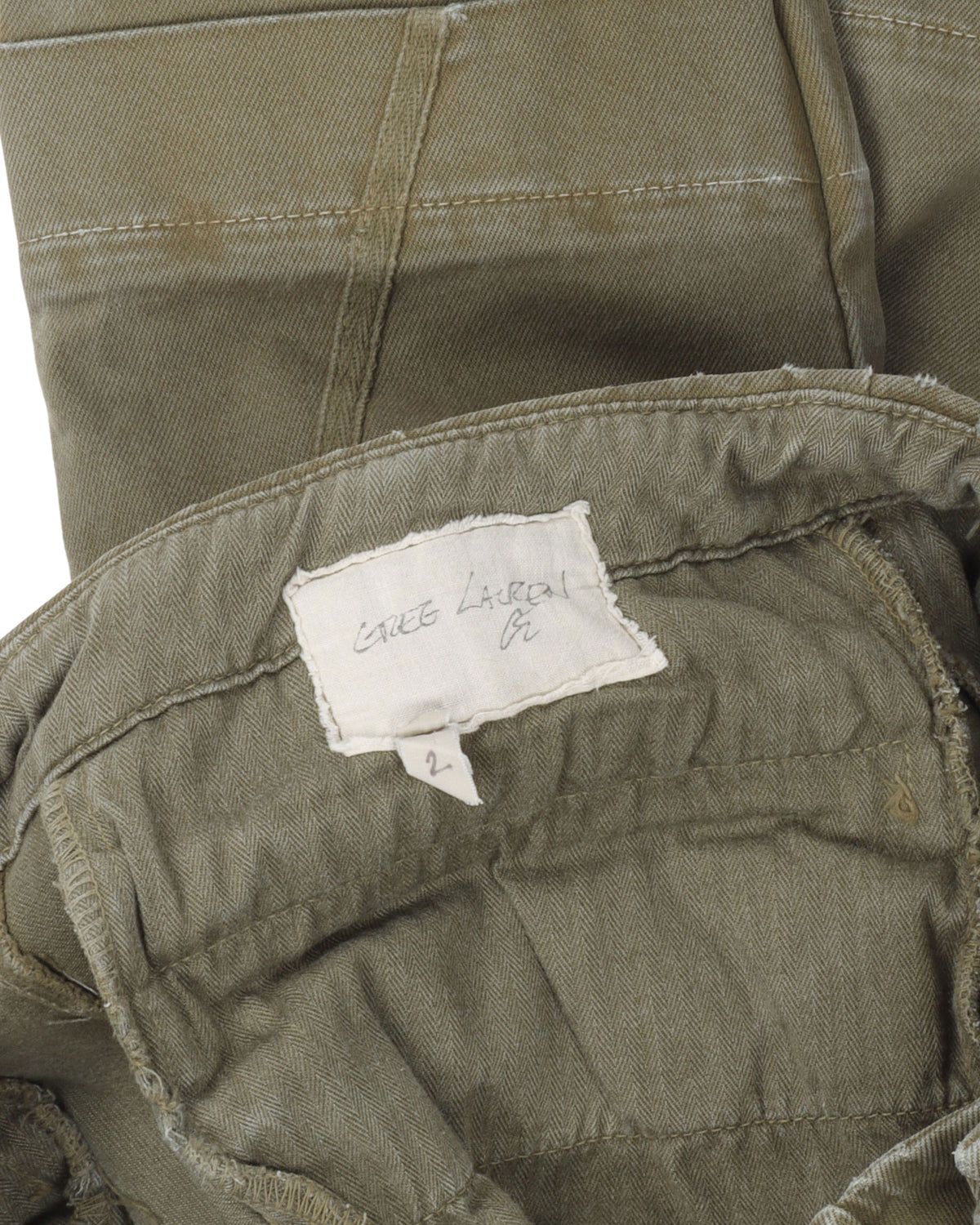 Army Stretch Denim Long Cargo Pant