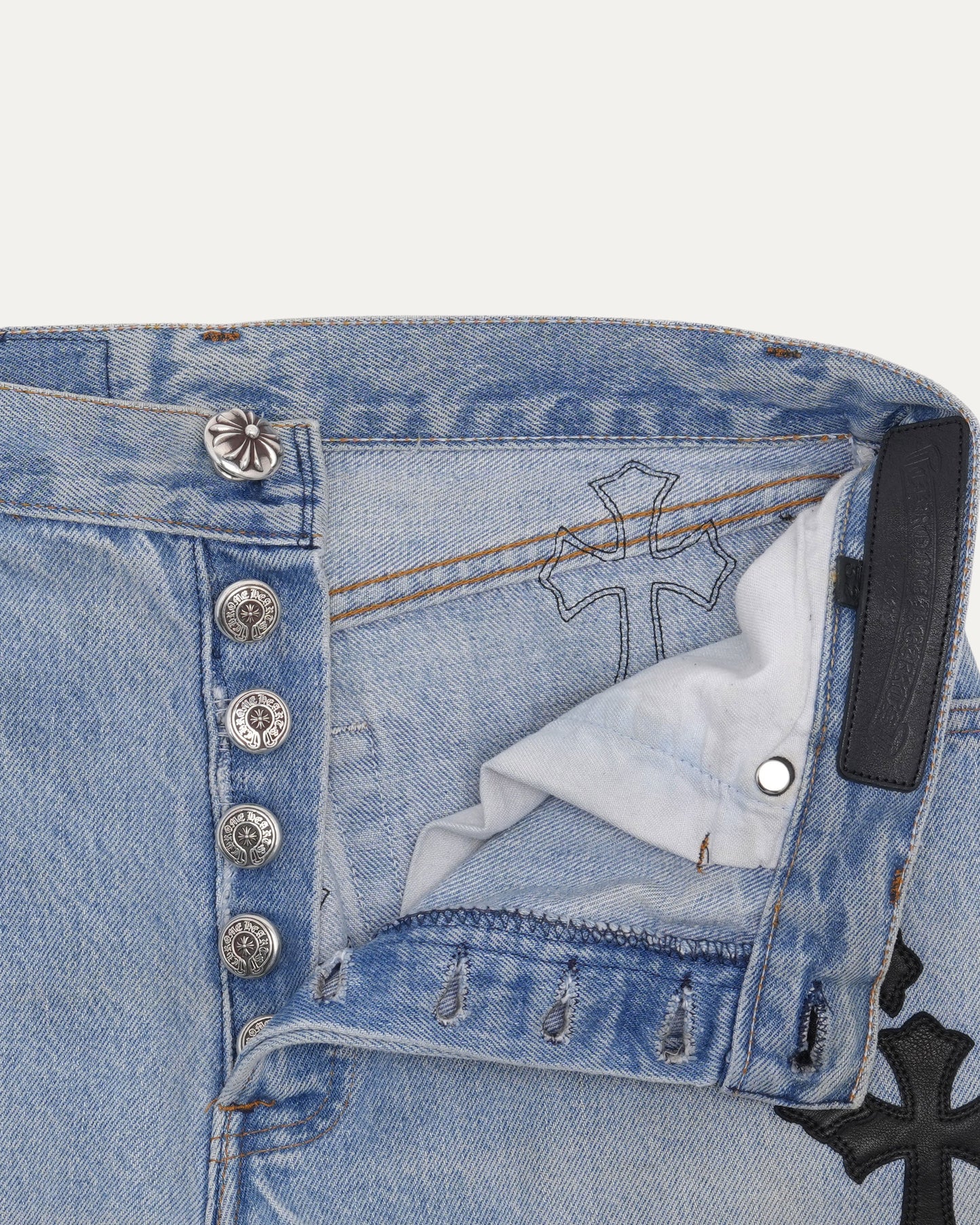 Levis 501 Cross Patch Jeans