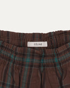 Plaid Wool Pants
