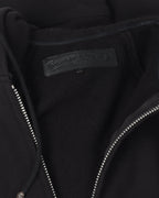 Vintage Cross Patch Sleeveless Zip-Up Hoodie