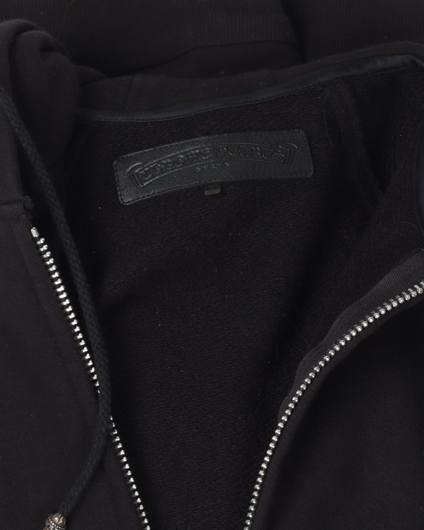 Vintage Cross Patch Sleeveless Zip-Up Hoodie