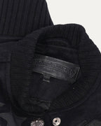 Star Patch Cashmere Varsity Jacket