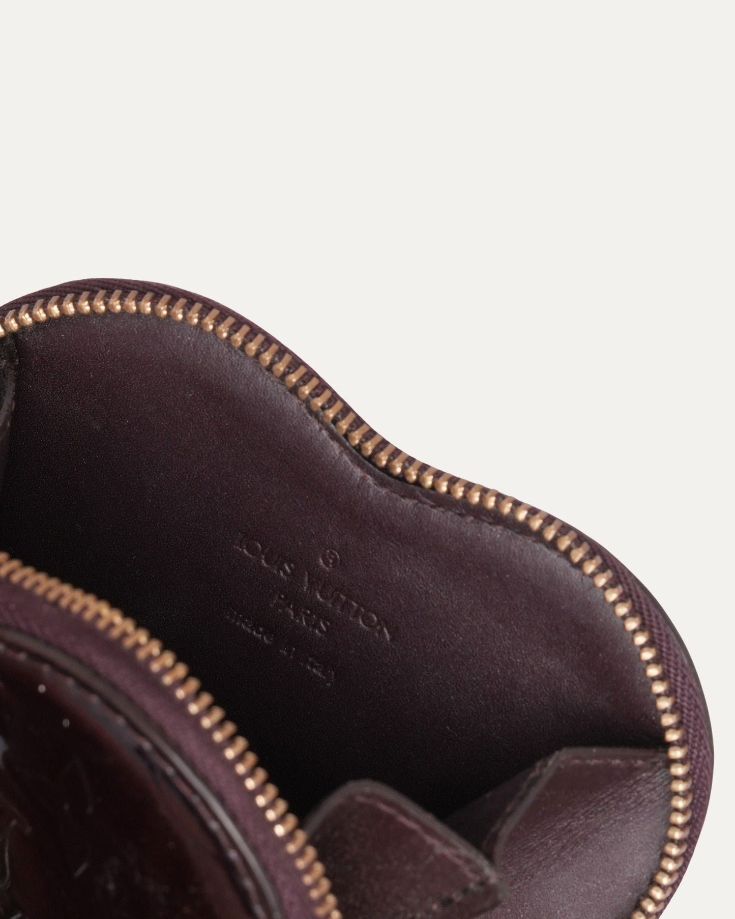 Patent Leather Heart Coin Purse