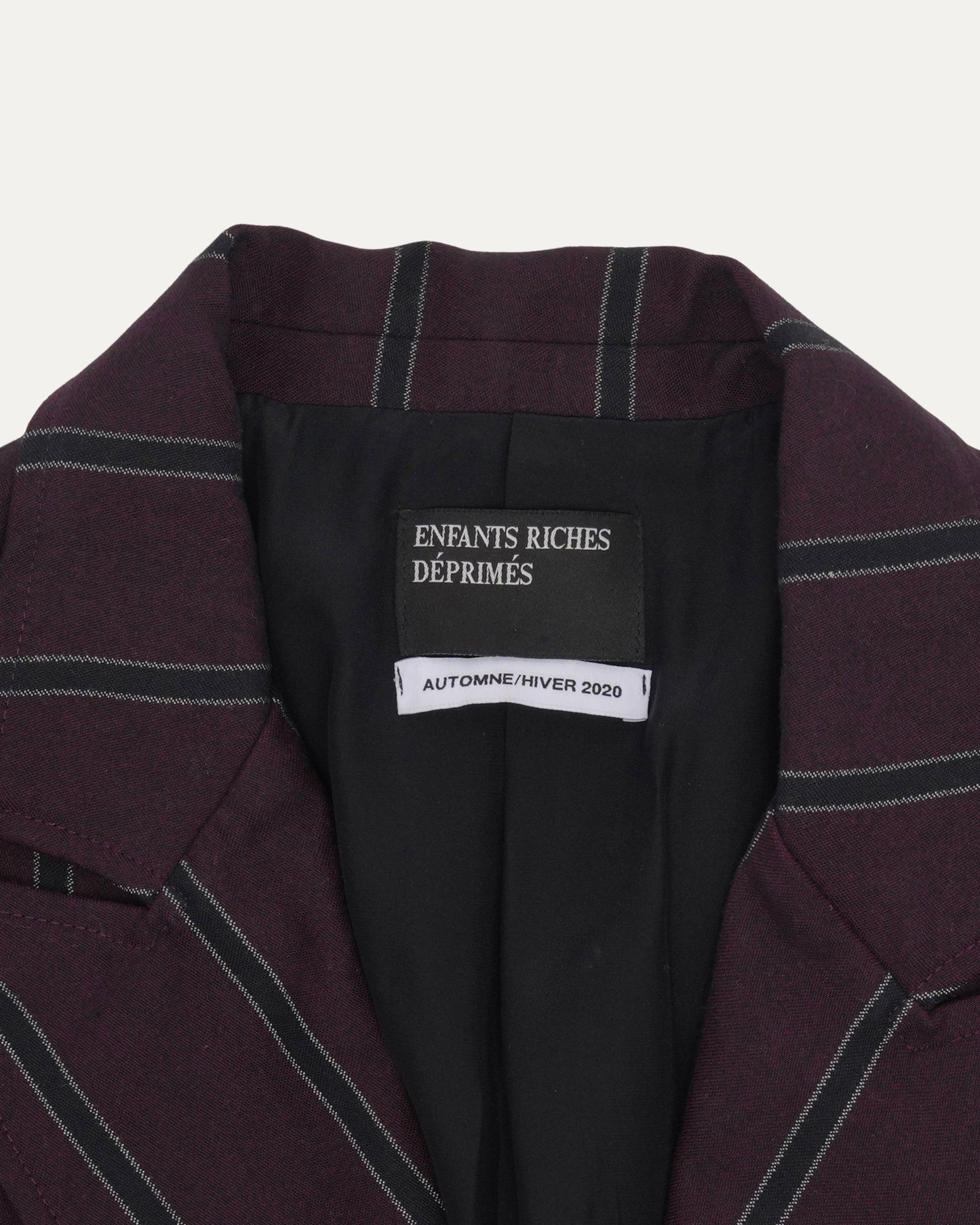 Striped Double Breasted Blazer