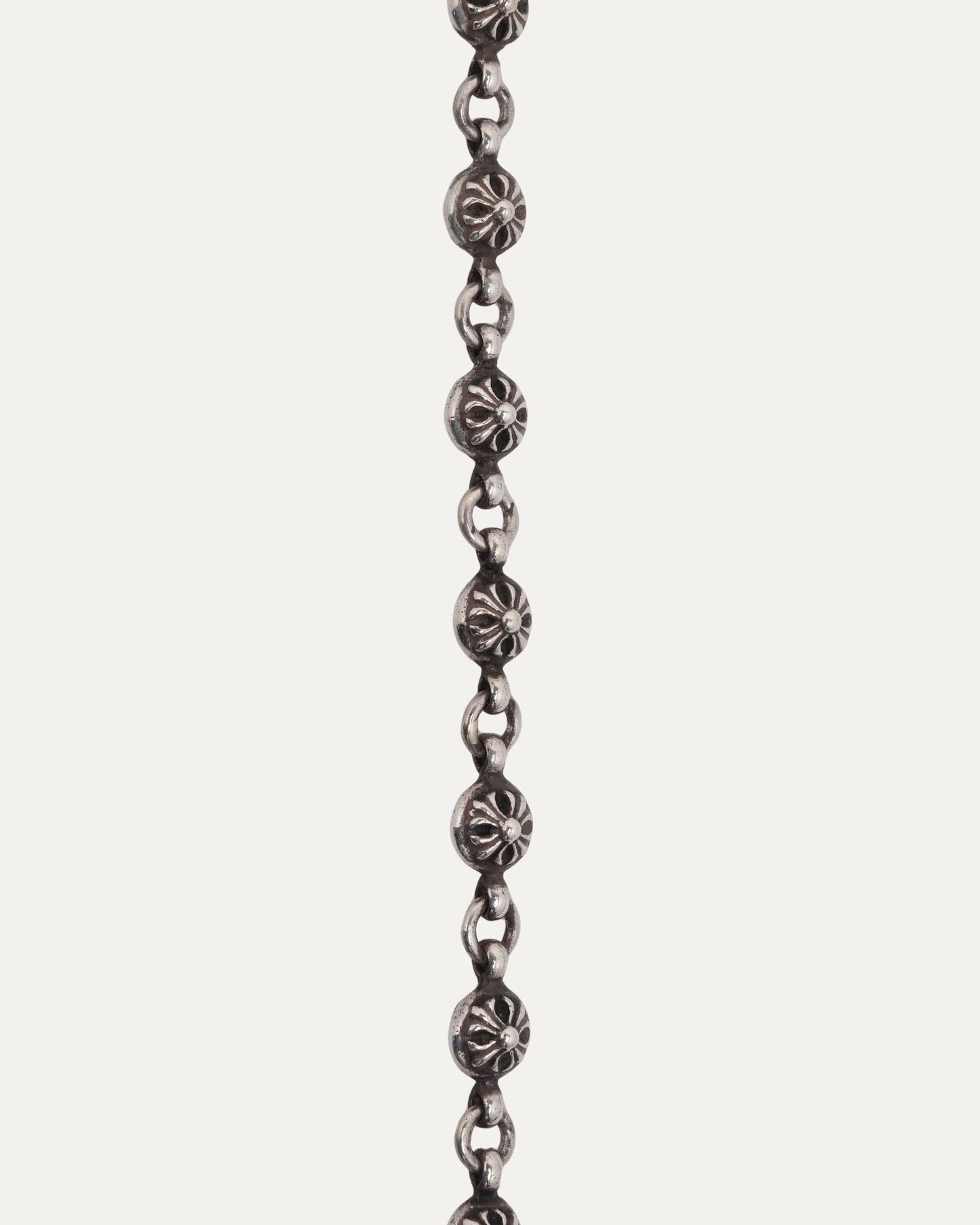 Diamond Dagger Pendant Plus Ball Necklace