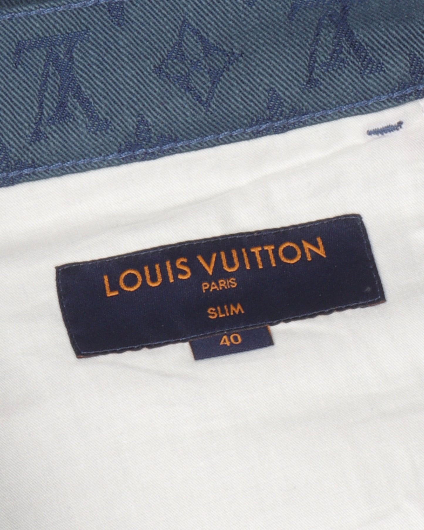 Indigo Monogram Jeans