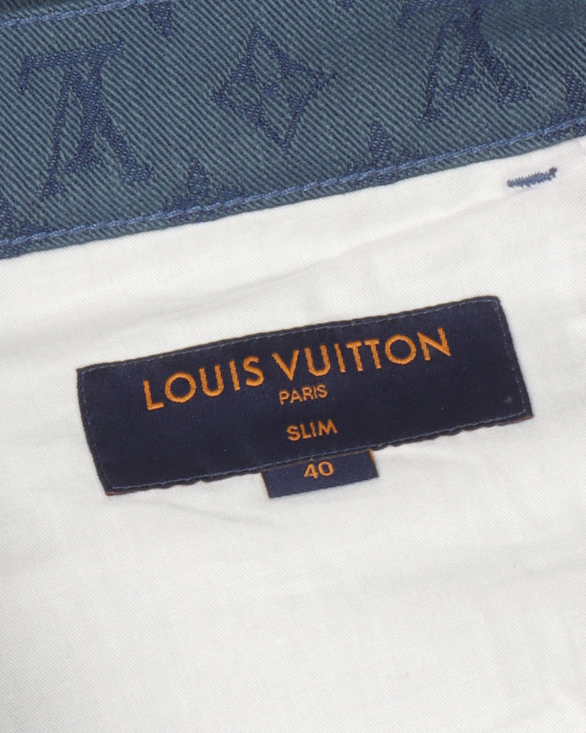 Indigo Monogram Jeans