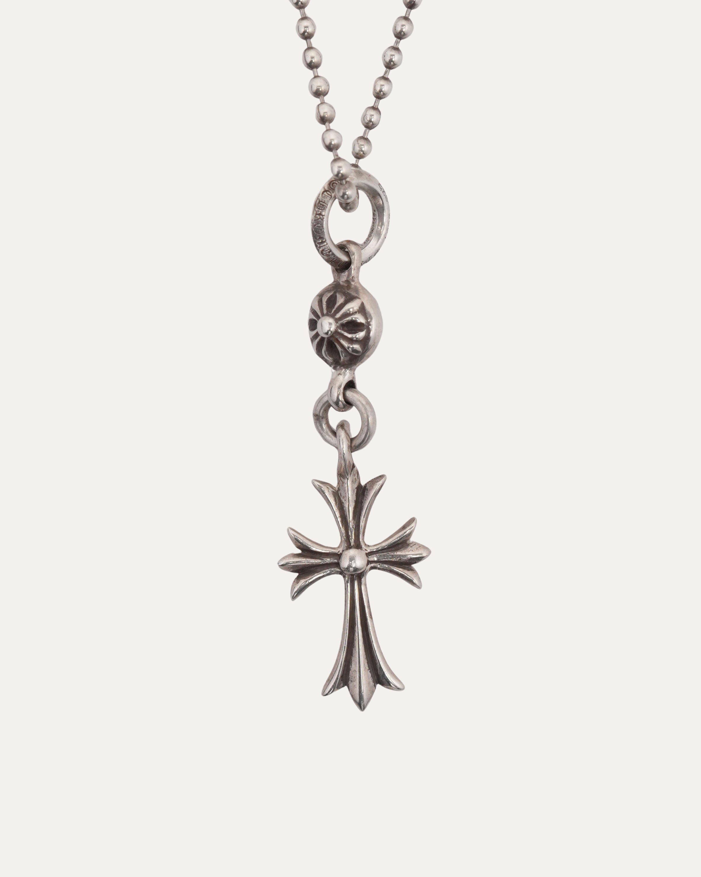 Chrome Hearts Cross Plus Ball Pendant w/ Ball Chain – Justin Reed