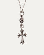 Cross Plus Ball Pendant w/ Ball Chain