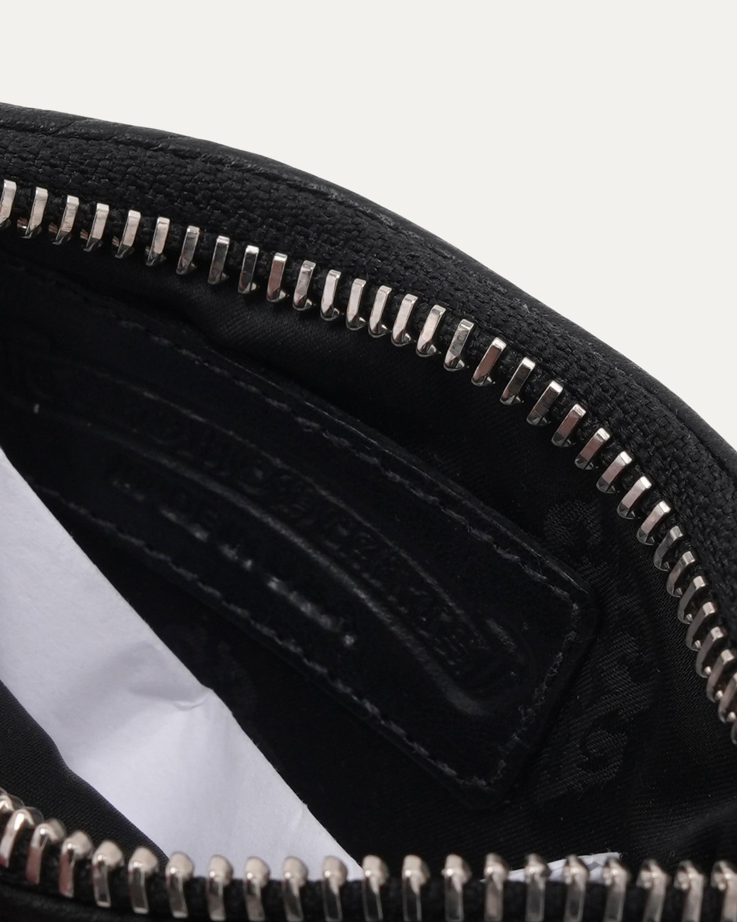 Double Dagger Zip Cross Patch Wallet
