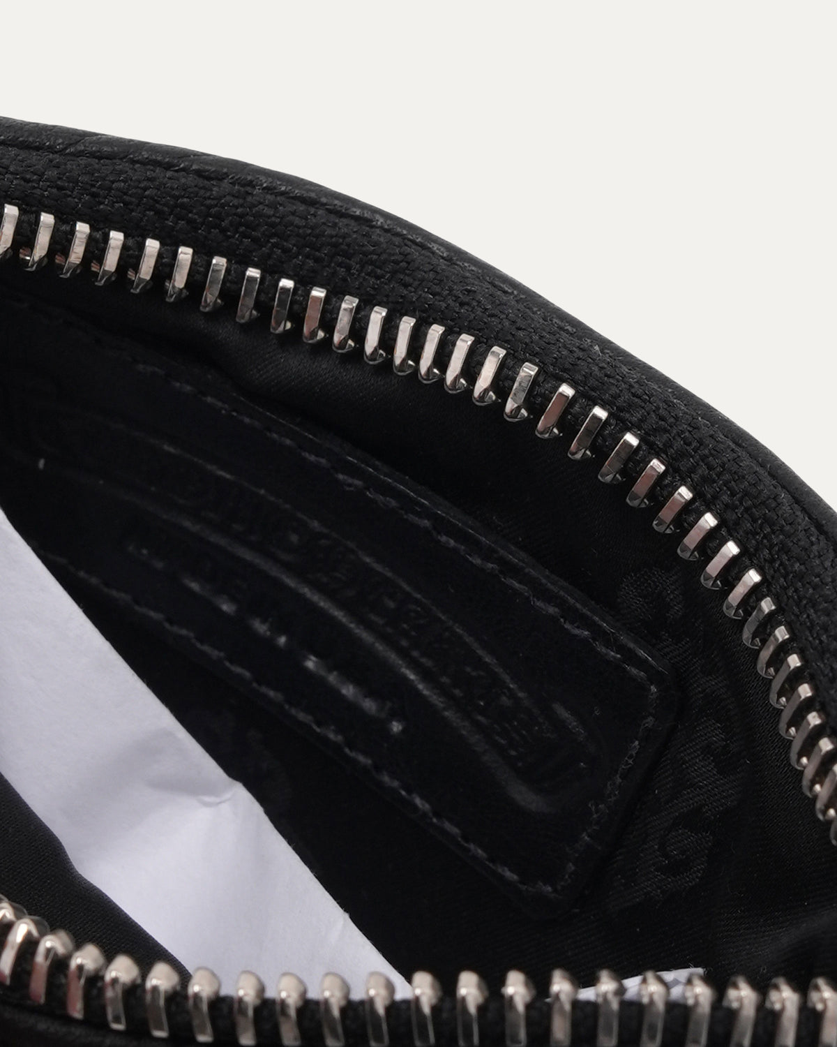 Double Dagger Zip Cross Patch Wallet