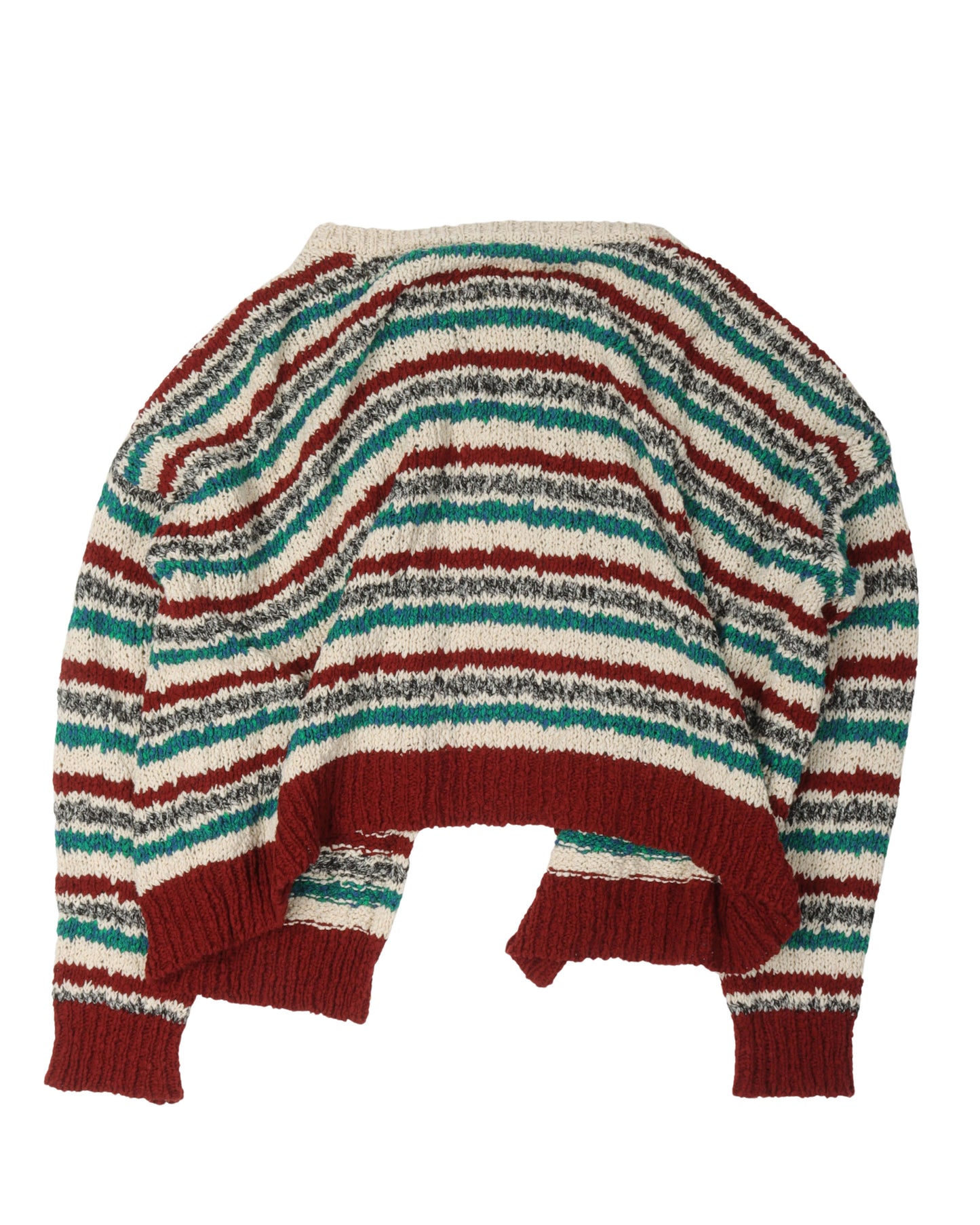 Cropped Tie Cardigan