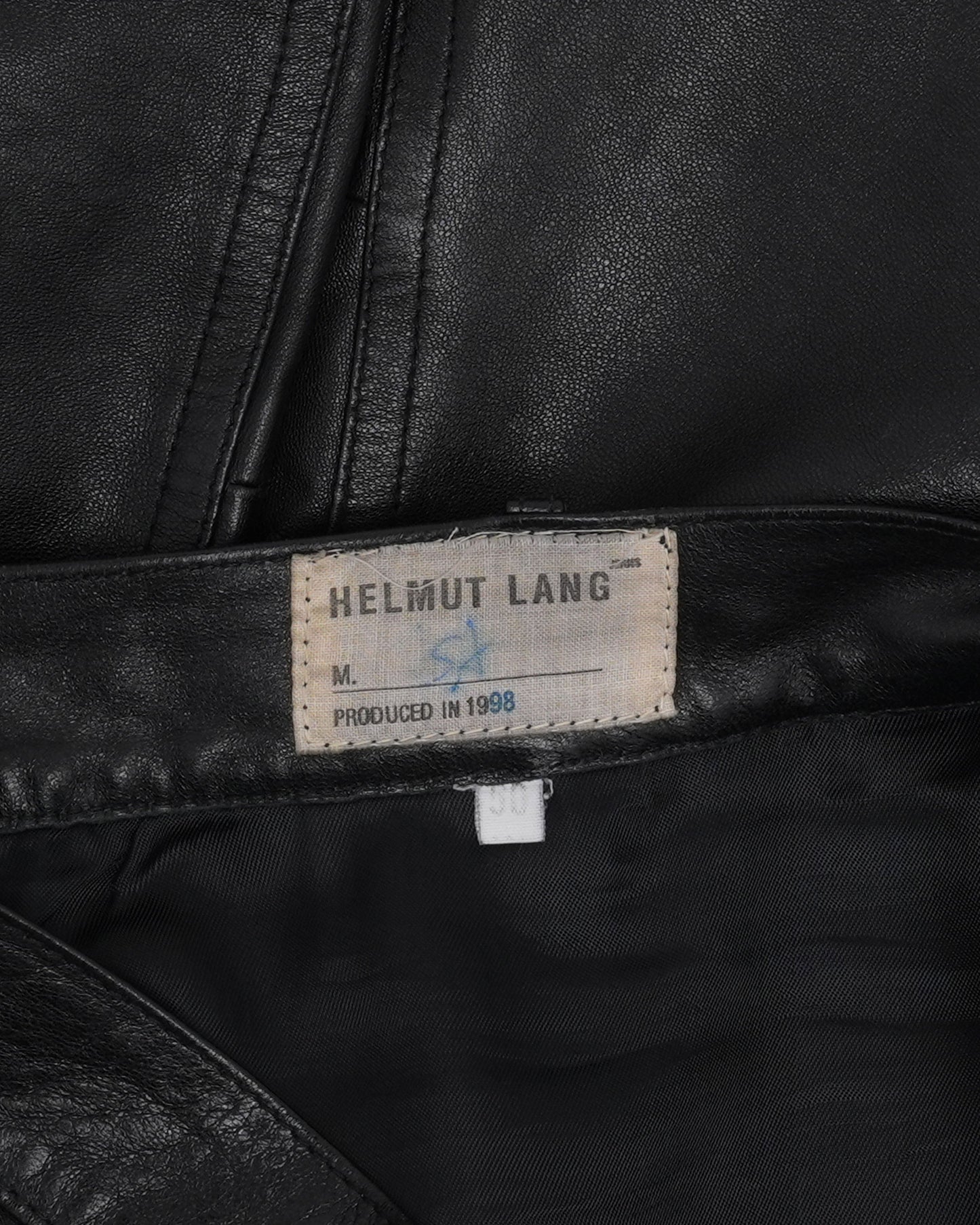 1998 Classic Cut Leather Pants