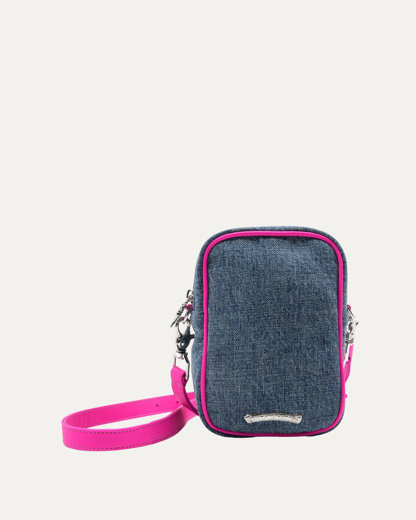 Denim Cross Patch Taka Bag