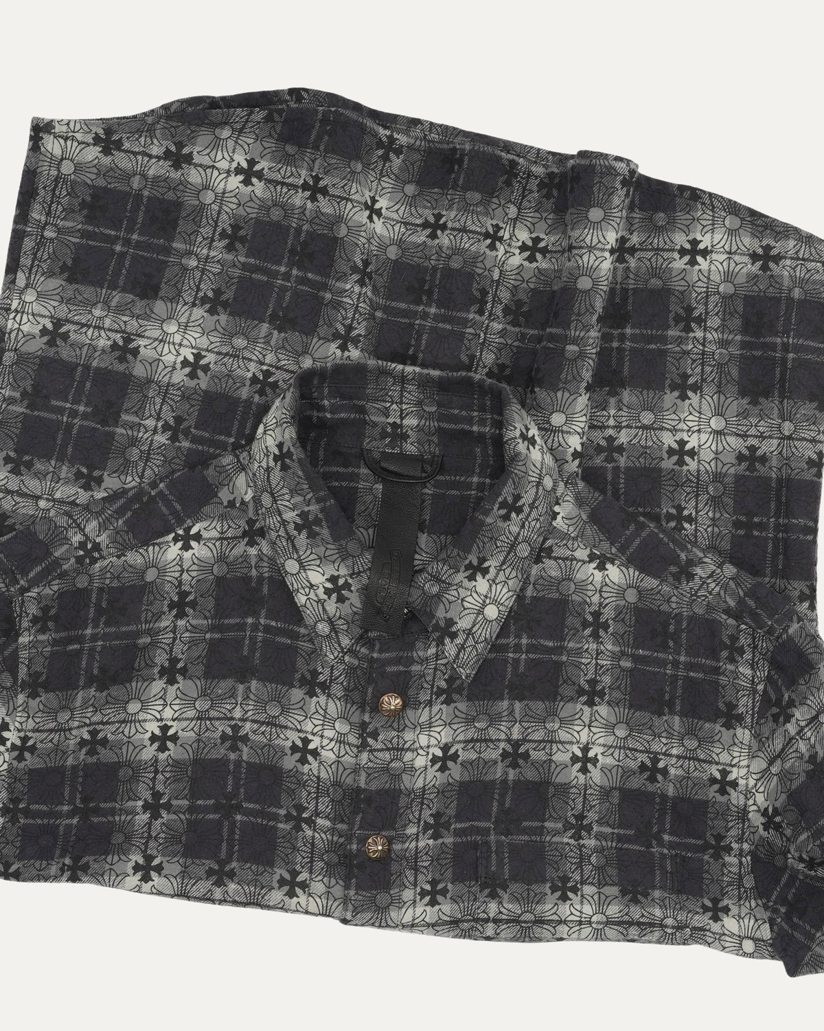 Cross Patch Monogram Flannel Shirt