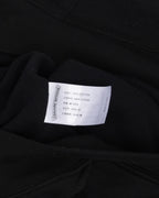 Thermal Lined Vertical Logo Zip Up Hoodie