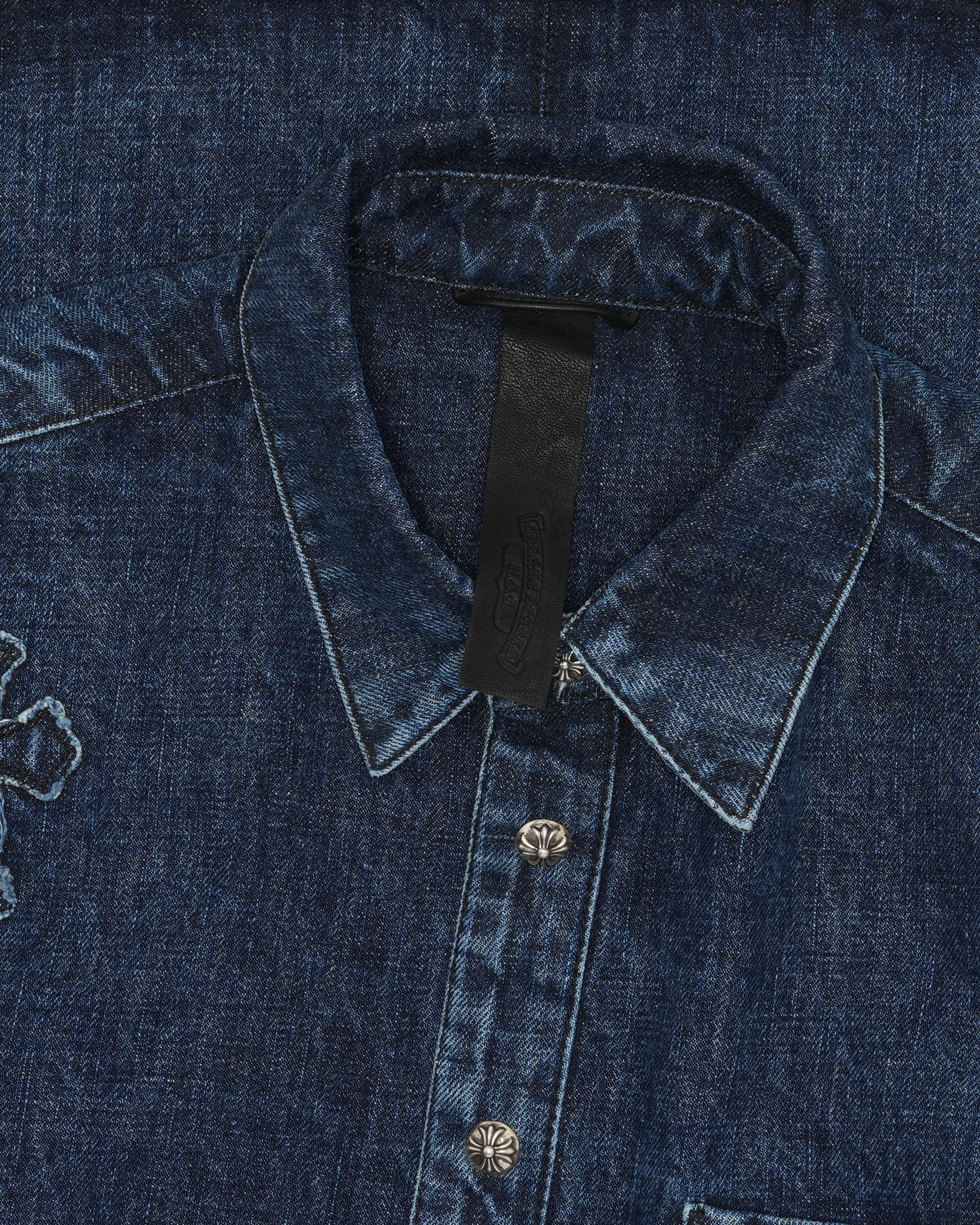 Denim Cross Patch Shirt