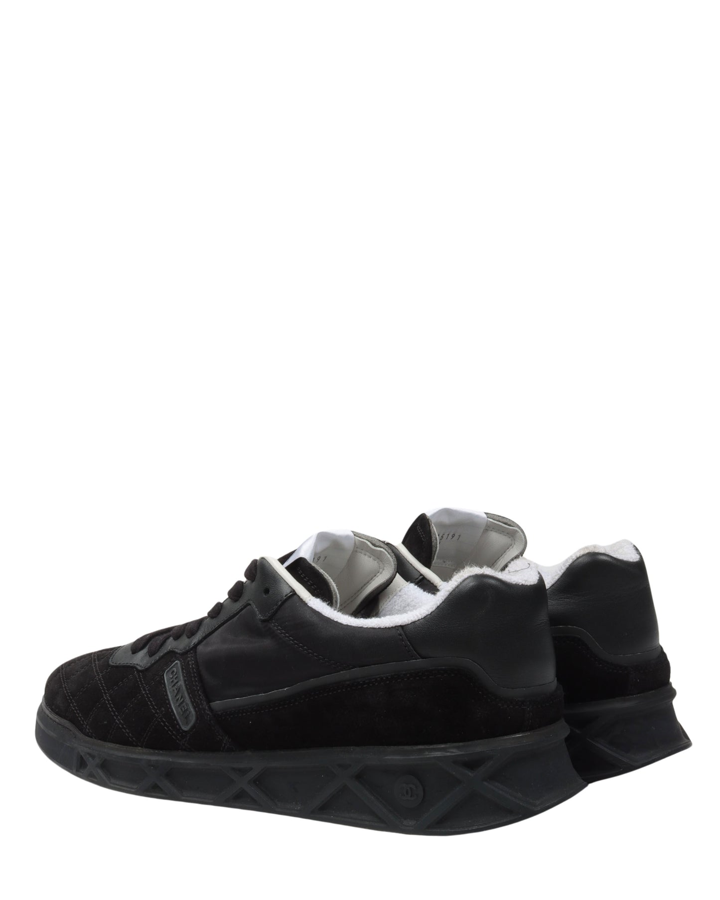 Quilted Suede Trainers