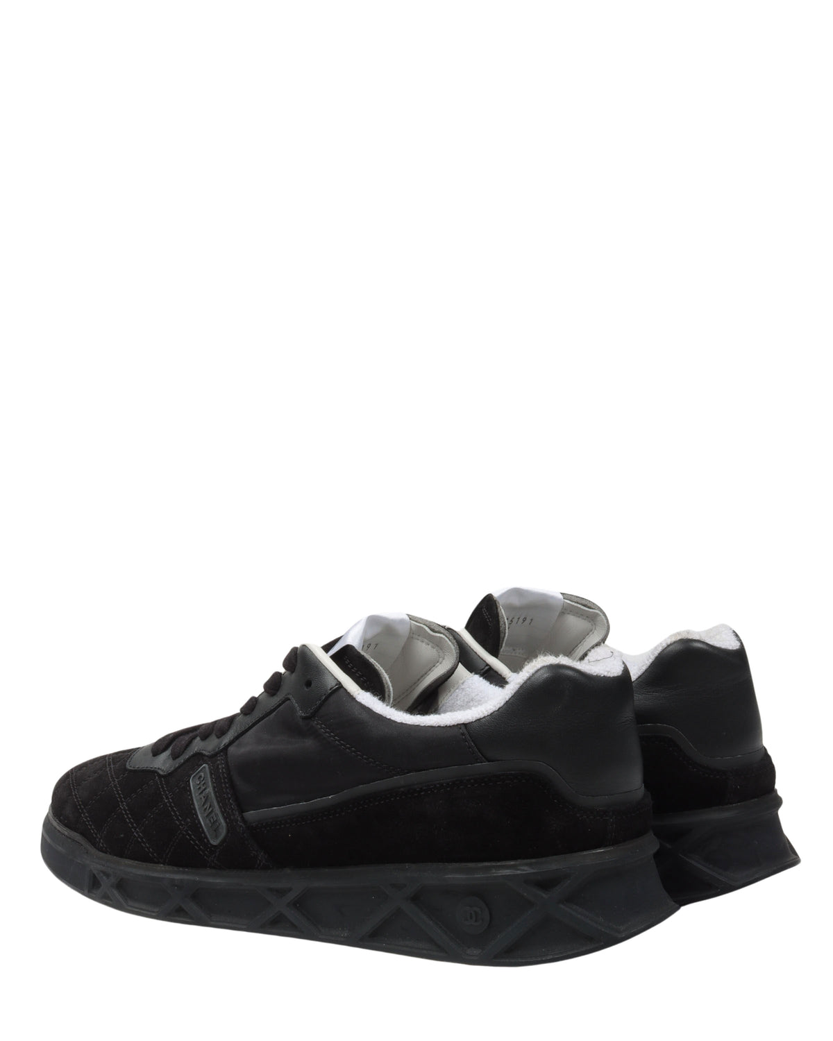 Quilted Suede Trainers