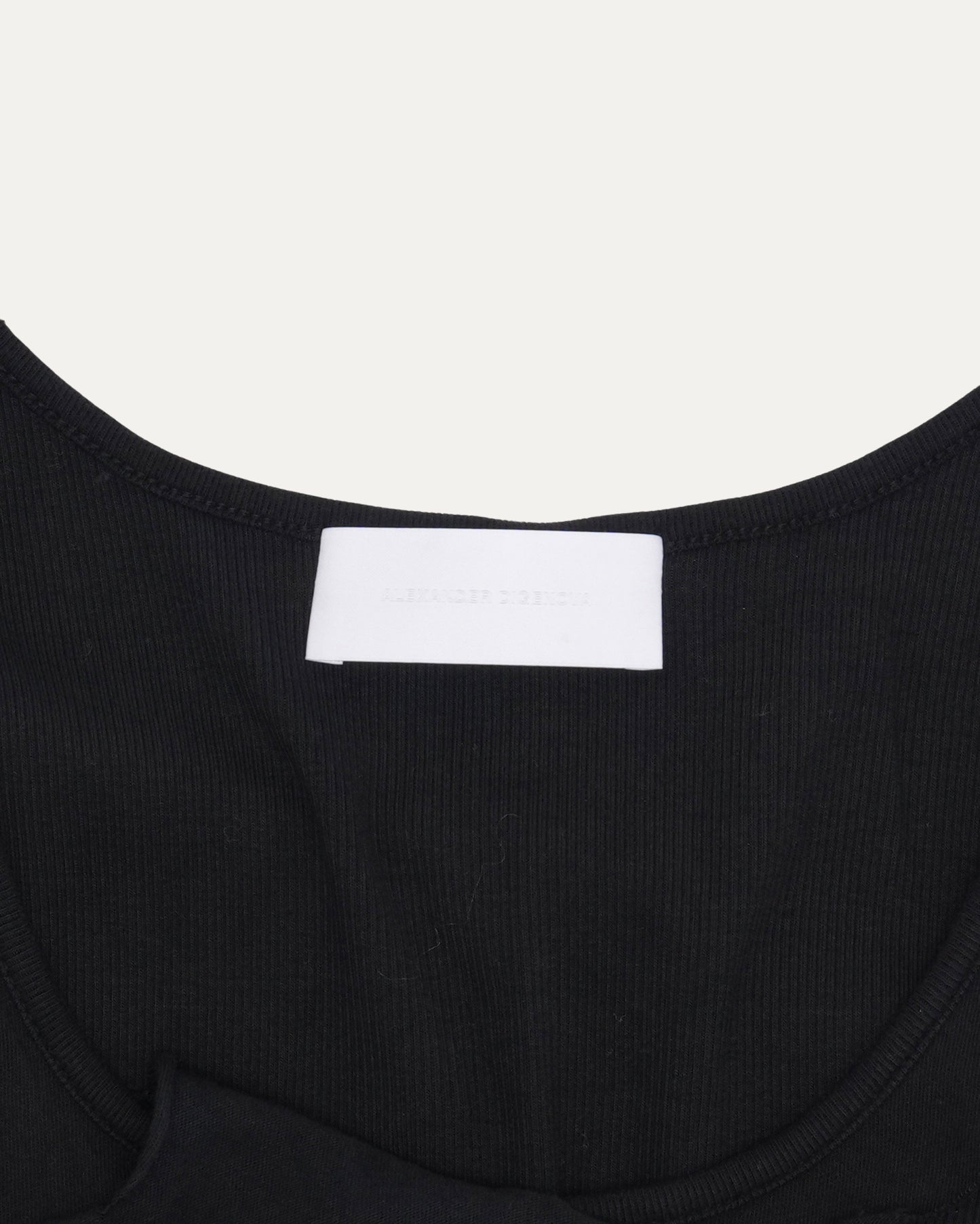 Taped Seam Ribbed Tank Top