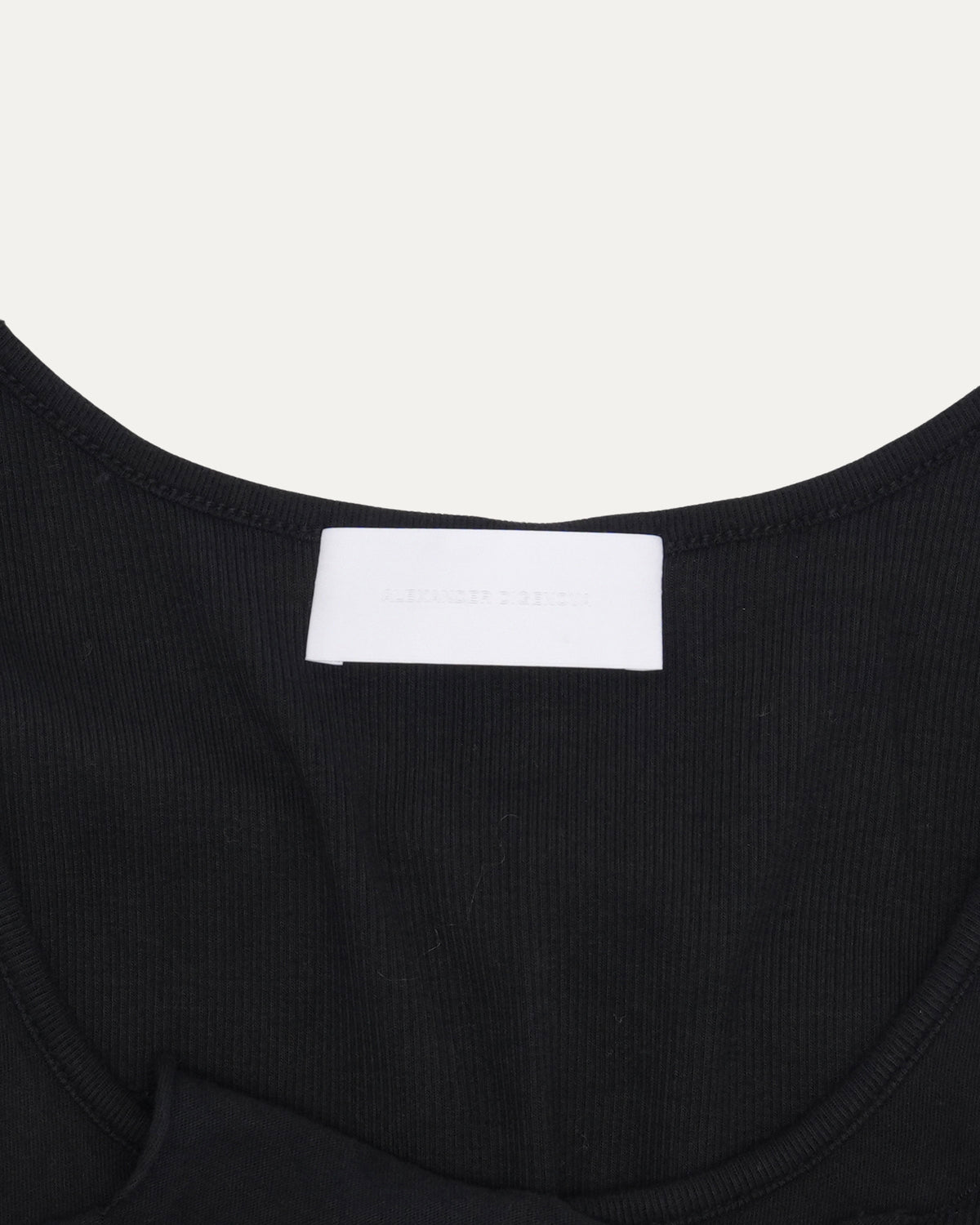 Taped Seam Ribbed Tank Top
