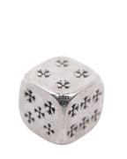 Large Silver Dice Set