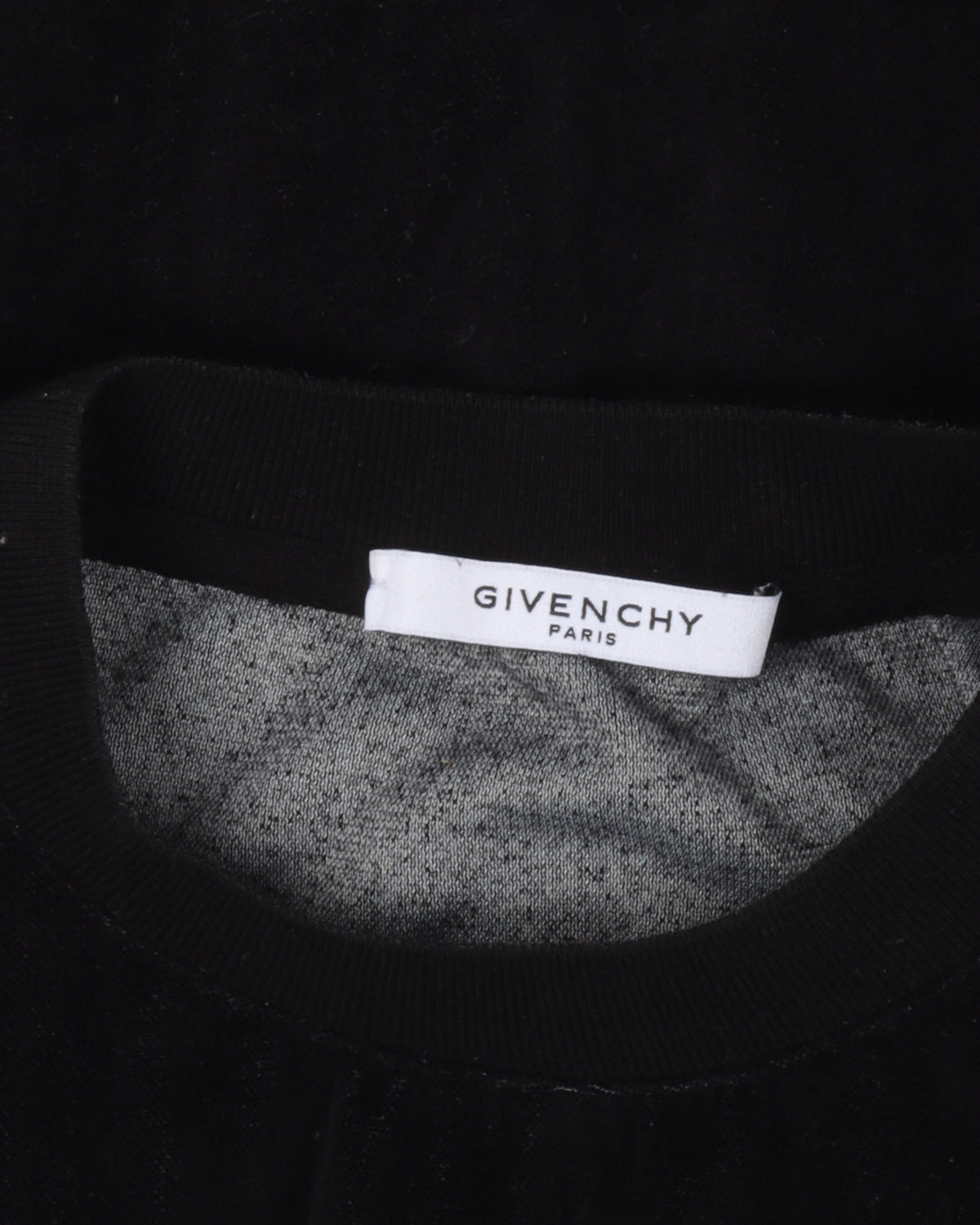 Embroidered Velour Sweatshirt