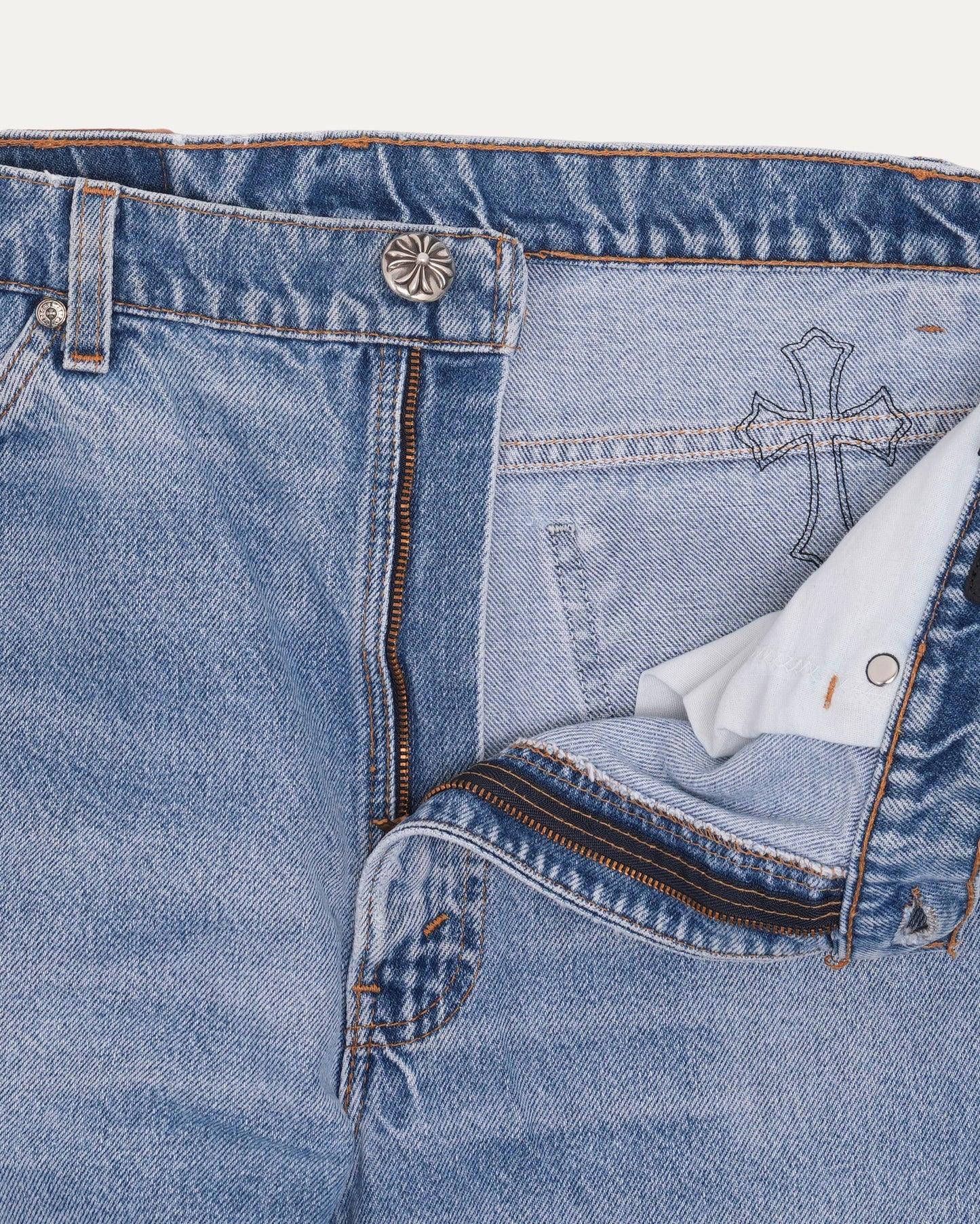 Levi's 517 Orange Tab Cross Patch Jeans