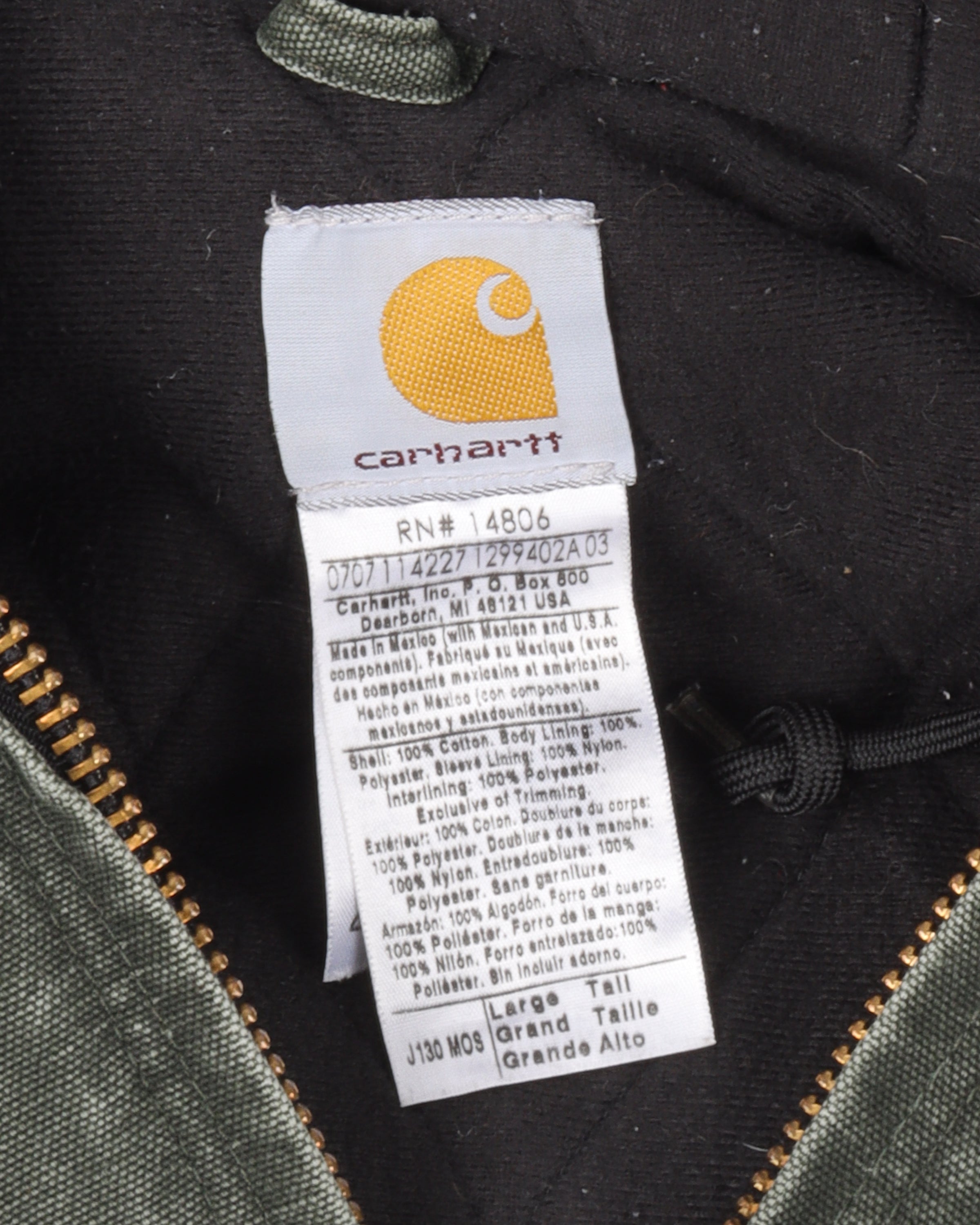 Carhartt Hooded Work Jacket