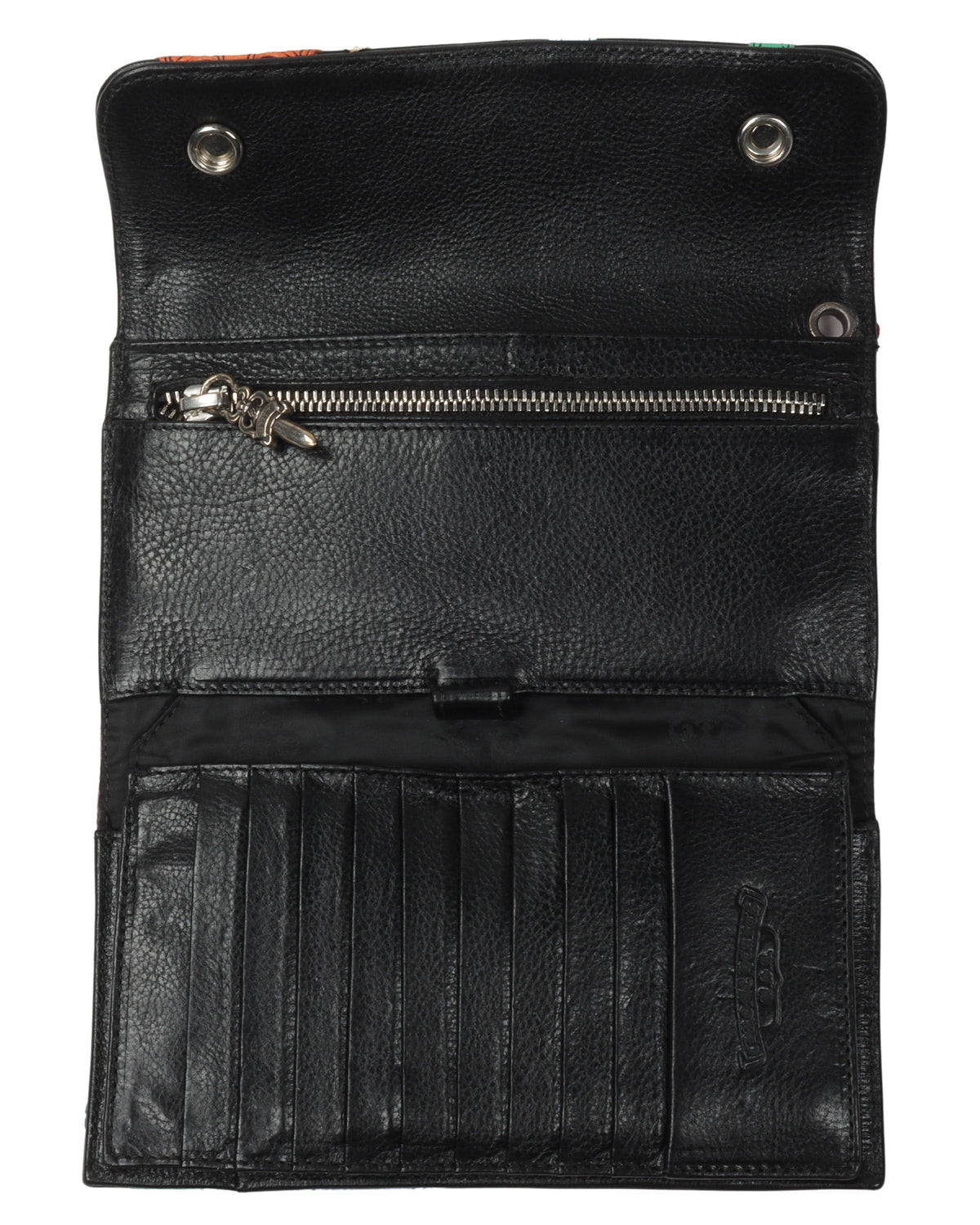 Cross Patch Tri-Fold Wallet