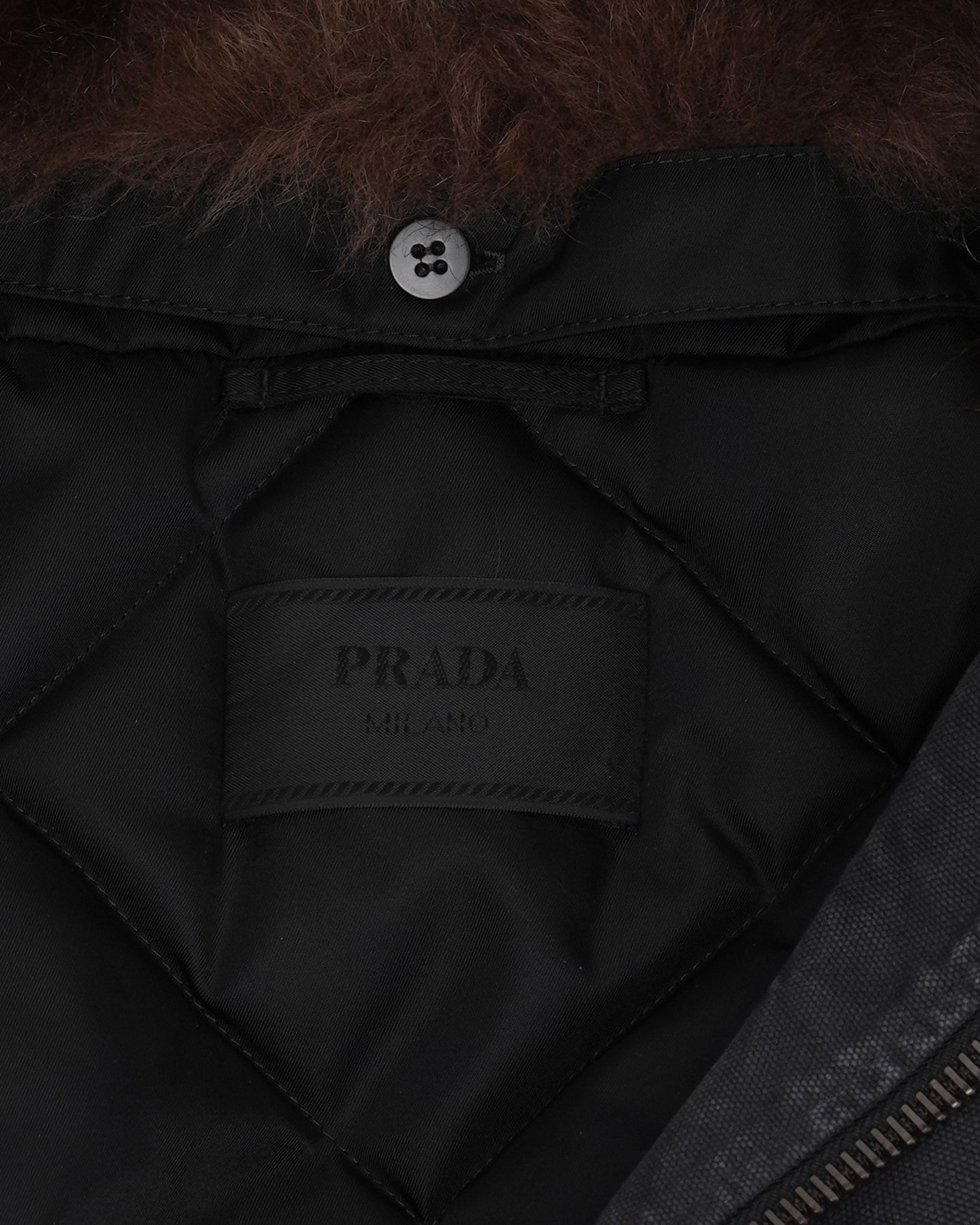 Fur Collar Bomber Jacket