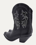 Embroidered Swiss Cowboy Boots