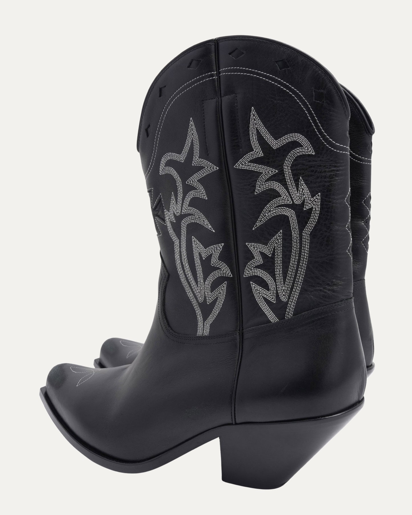 Embroidered Swiss Cowboy Boots