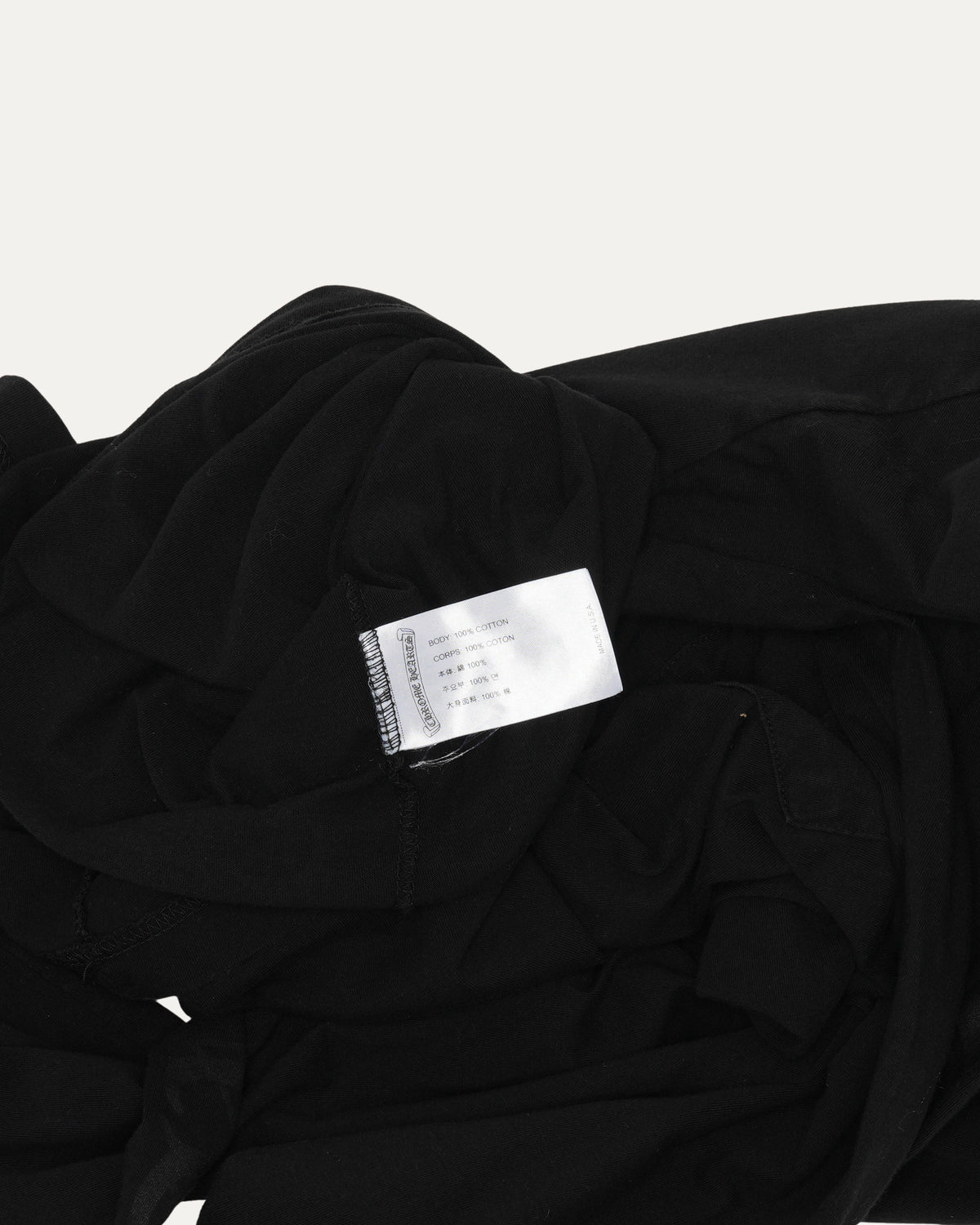 Tonal Neck Logo Long Sleeve Pocket T-Shirt