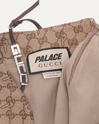 Palace Monogram Canvas Mini Skirt with Lace and Crystal Details