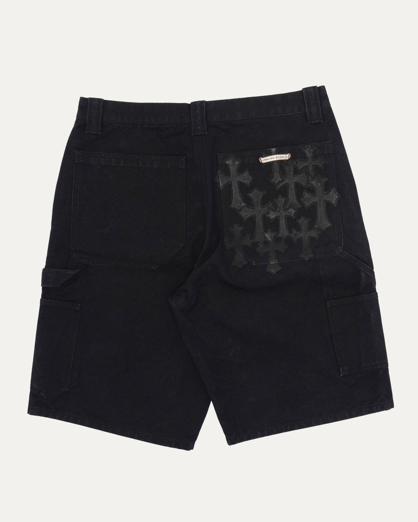 Cross Patch Double Knee Shorts