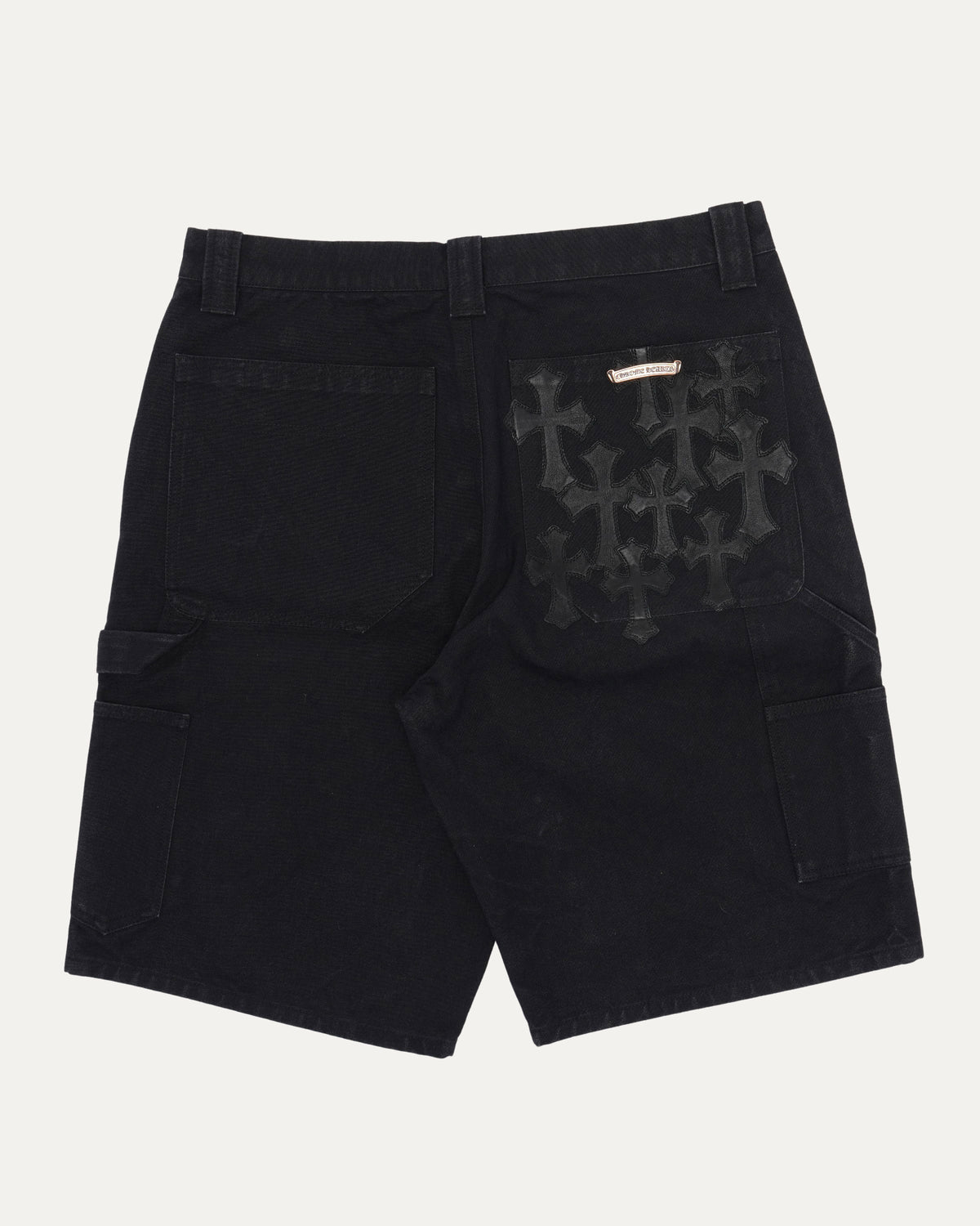 Cross Patch Double Knee Shorts