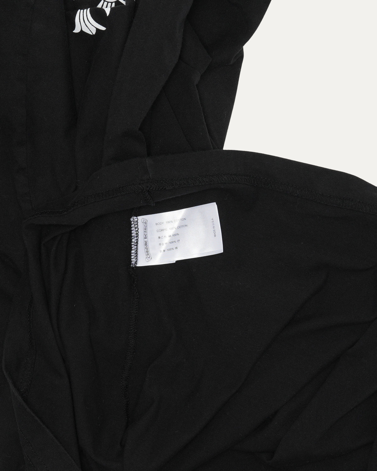 Plus Cross Long Sleeve Pocket T-Shirt