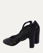 Lace Heels with Ribbon
