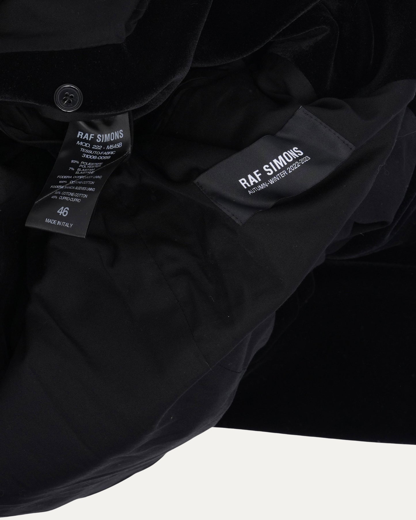 AW23 Velour Blazer