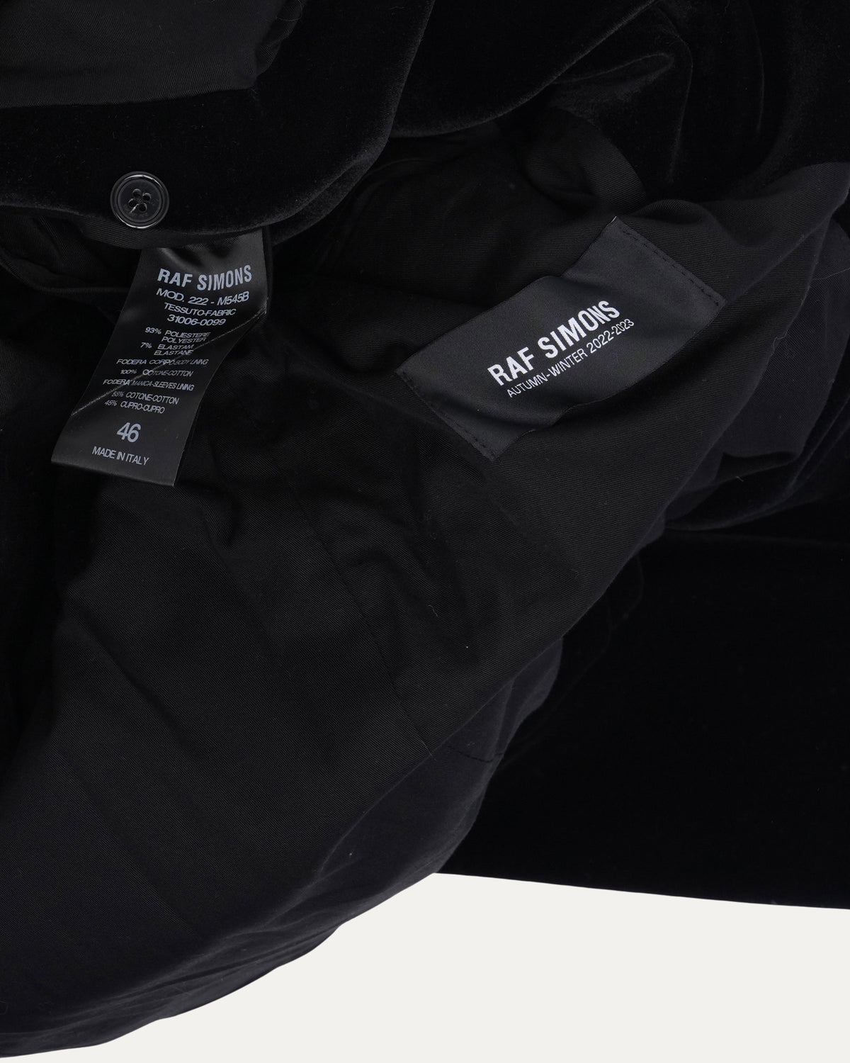 AW23 Velour Blazer